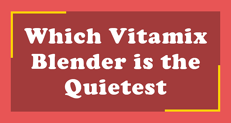 Which Vitamix Blender is the Quietest