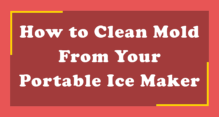 How to Clean Mold From Your Portable Ice Maker